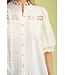 Amanda Cream Button Down Blouse