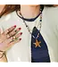 Ziggy Star Blue Layered Necklace