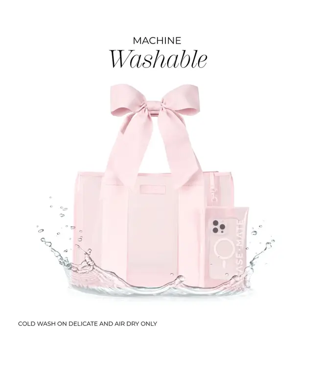 Case-Mate Ballet Pink Bow Jelly Tote Bag