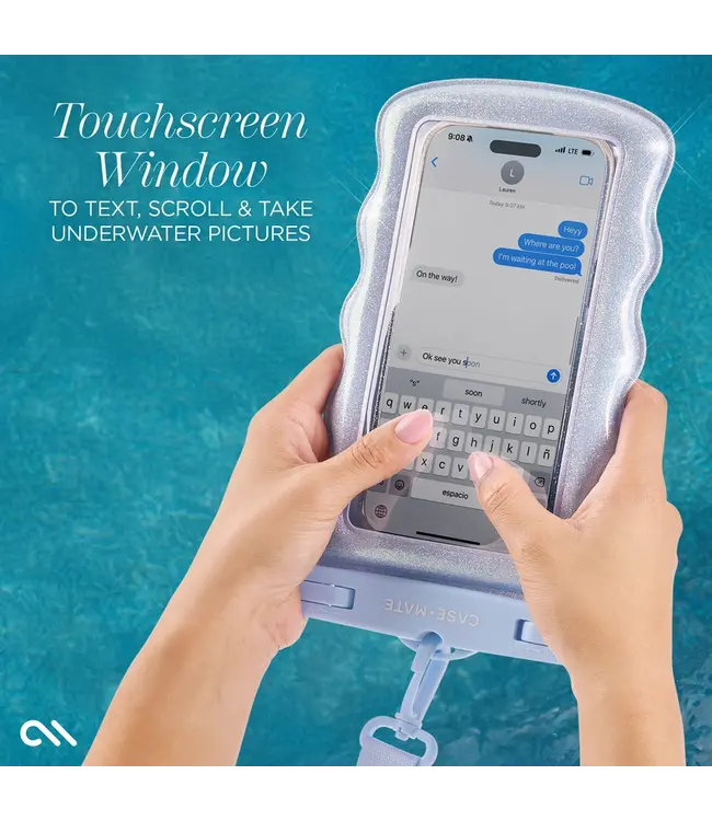 Case-Mate Mist Wavy Waterproof Floating Phone Pouch