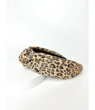Brittyland Leopard Knotted Headband