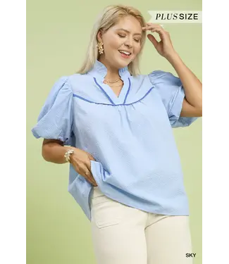 Shay Sky Textured Top