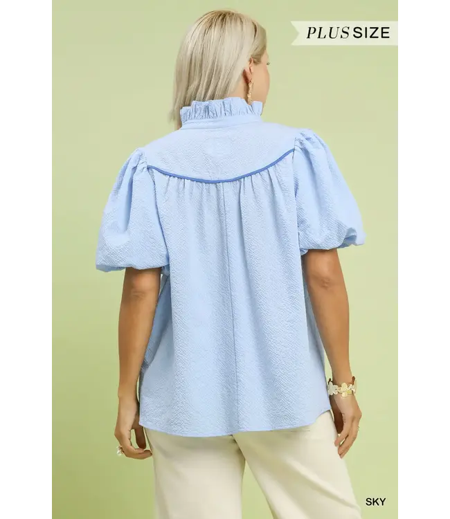 Shay Sky Textured Top