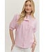 Sylvie Pink Striped Top
