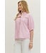 Sylvie Pink Striped Top