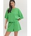 Aspen Green Floral Embroidered Top