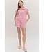 Ivy Pink Gingham Shorts