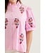 Nicole Baby Pink Floral Embroidered Top