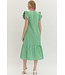Michelle Green Gingham Midi Dress