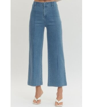 Entro Clair Denim Wide Leg Pants