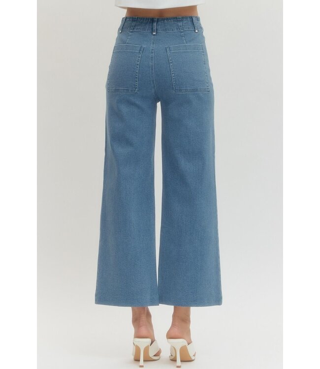 Clair Denim Wide Leg Pants