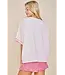 Patty Pink Patriotic Ribbon Patch Top