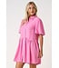 Payton Bubblegum Shirt Dress