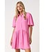 Payton Bubblegum Shirt Dress