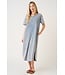 Lauren Cloud Denim Mineral Wash Maxi Dress