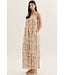 Emma Tan Midi Dress