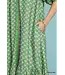 Serena Green Floral Midi Dress