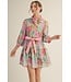 Bobbie Pink Floral Dress