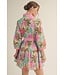 Bobbie Pink Floral Dress