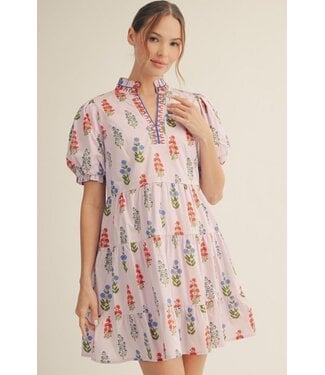 Jodifl Sunnie Lavender Floral Dress