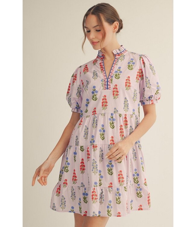 Sunnie Lavender Floral Dress