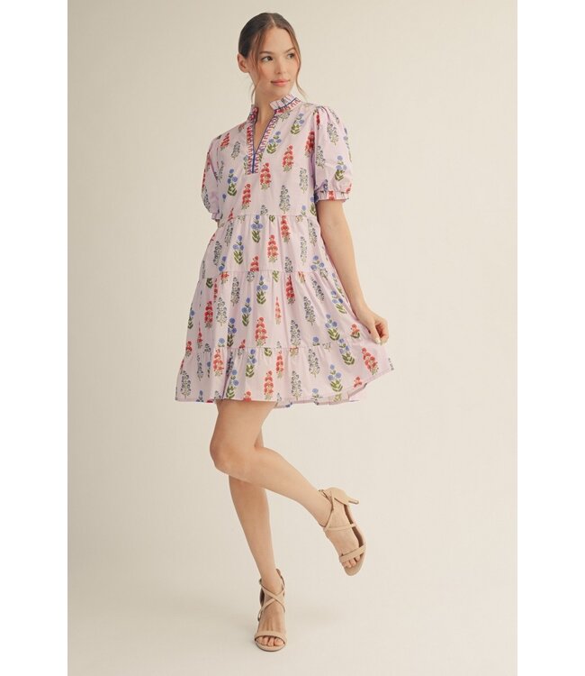 Sunnie Lavender Floral Dress
