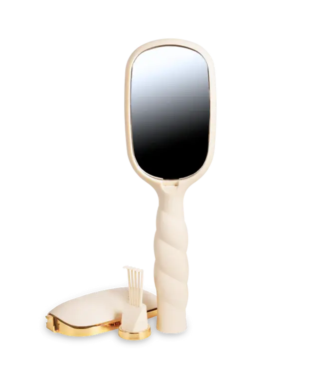 Teleties Tan Detangler Hair Brush for Fine Hair