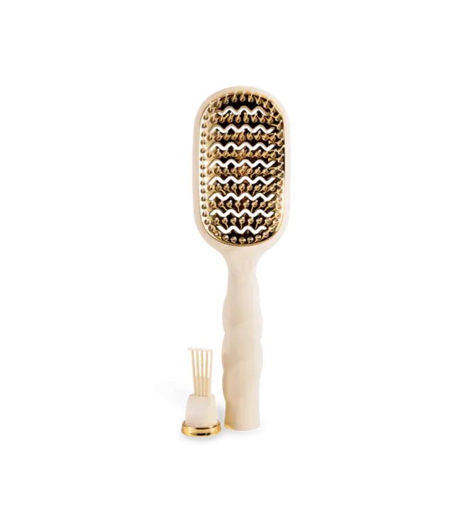 Teleties Tan Vented Hair Brush