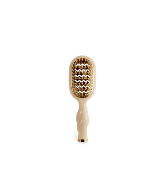 Teleties Tan Mini Vented Hair Brush