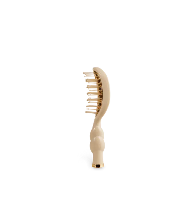 Teleties Tan Mini Vented Hair Brush