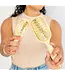 Teleties Tan Mini Vented Hair Brush
