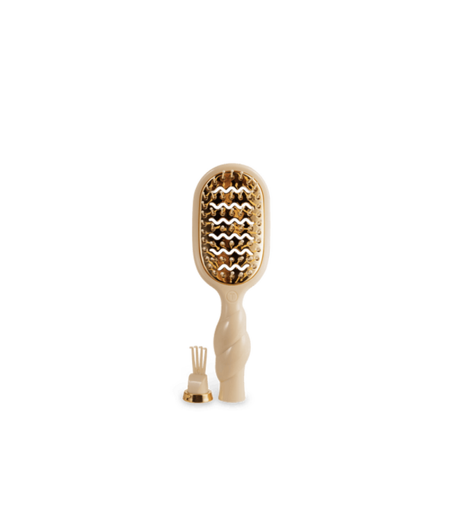 Teleties Tan Mini Vented Hair Brush