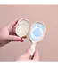 Teleties Tan Mini Detangler Hair Brush for Medium Hair