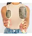 Teleties Tan Mini Boar Bristle Hair Brush