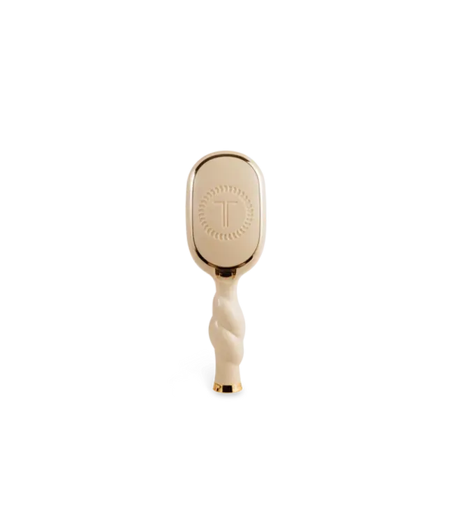 Teleties Tan Mini Boar Bristle Hair Brush