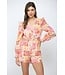 Maddie Floral Patchwork Romper