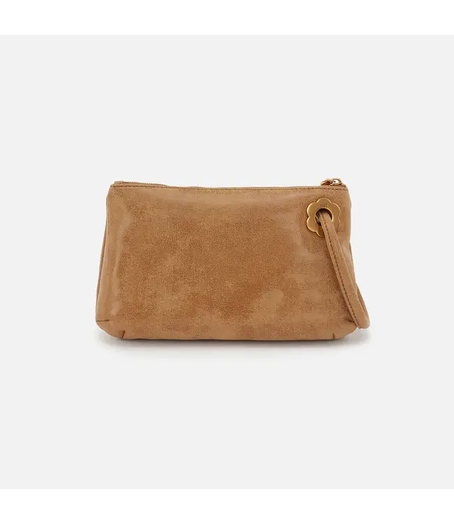 Hobo Daisy Daze Large Wristlet Whiskey