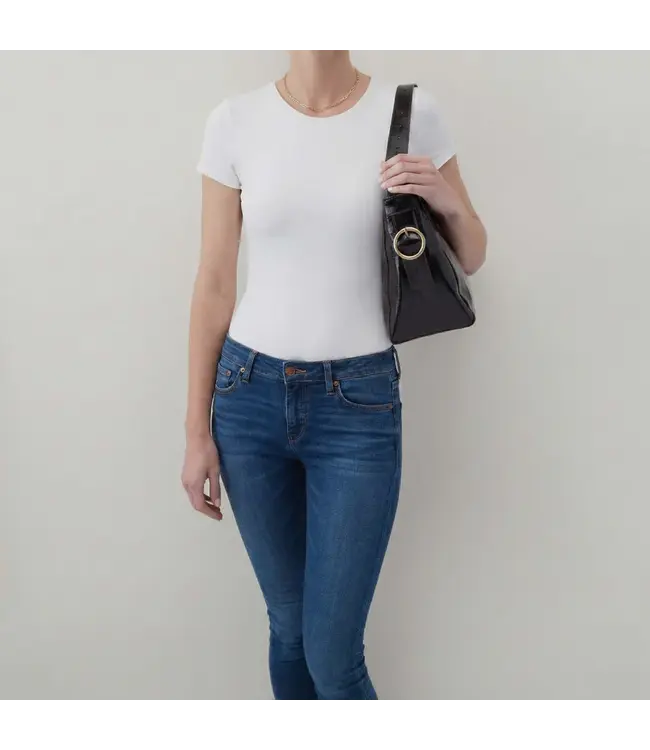 Hobo Render Shoulder Bag Black