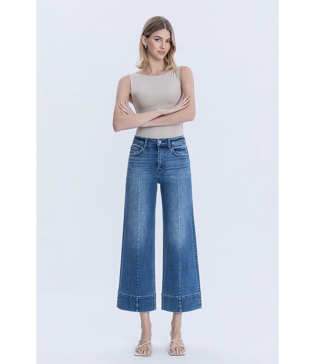 Olivia Golden Aura Vervet Wide Jeans