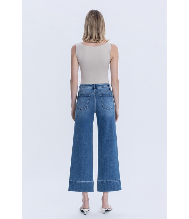 Olivia Golden Aura Vervet Wide Jeans