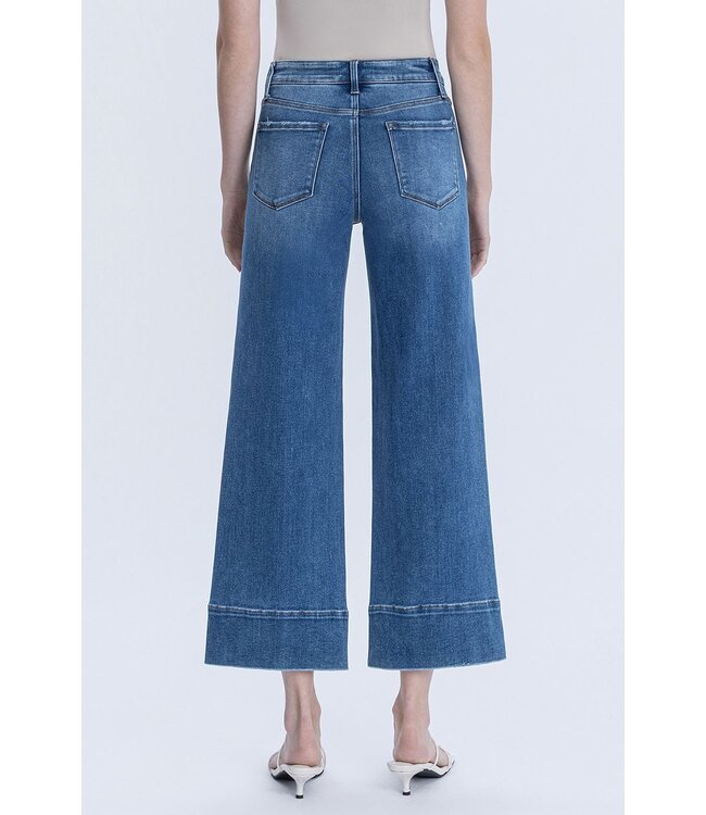 Olivia Golden Aura Vervet Wide Jeans