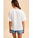 Sophia Ivory Mallord Duck Embroidered Top