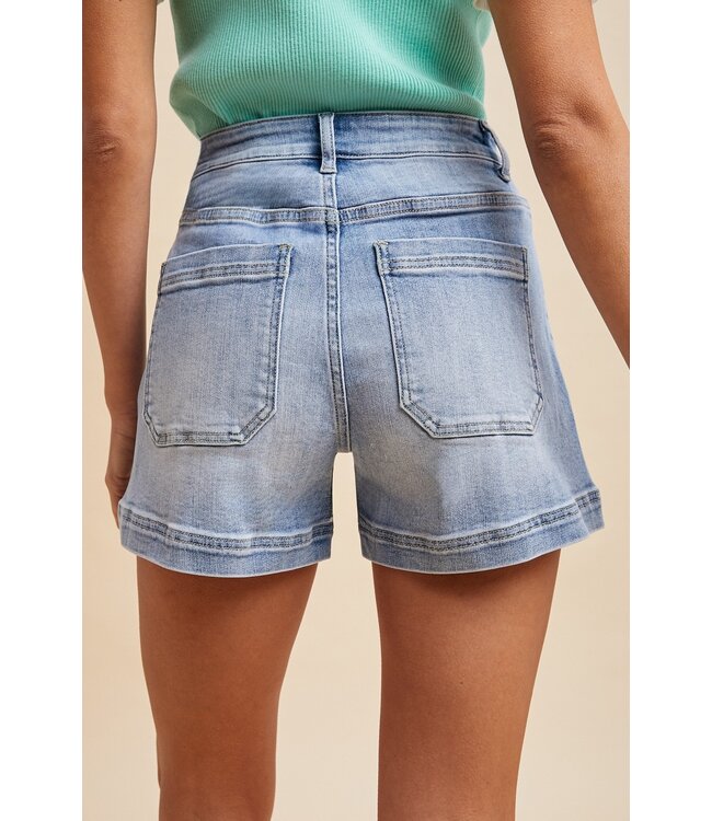 Emma Stretch Denim Shorts