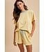 Mia Butter Striped Shorts