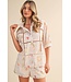 Josie White Vacation Top
