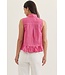 Wren Pink Striped Peplum Top