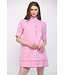Lila Pink Gingham Dress