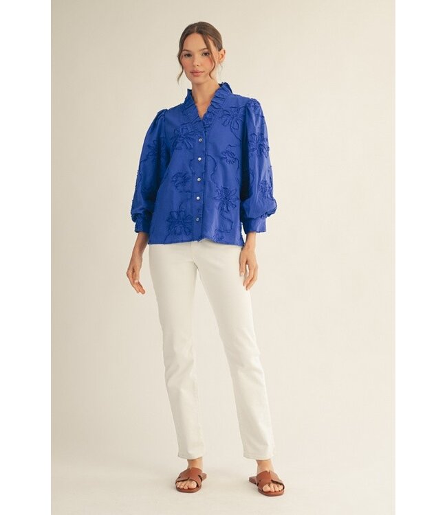 Cindy Royal Textured Top