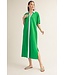 Kelly Green Midi Dress