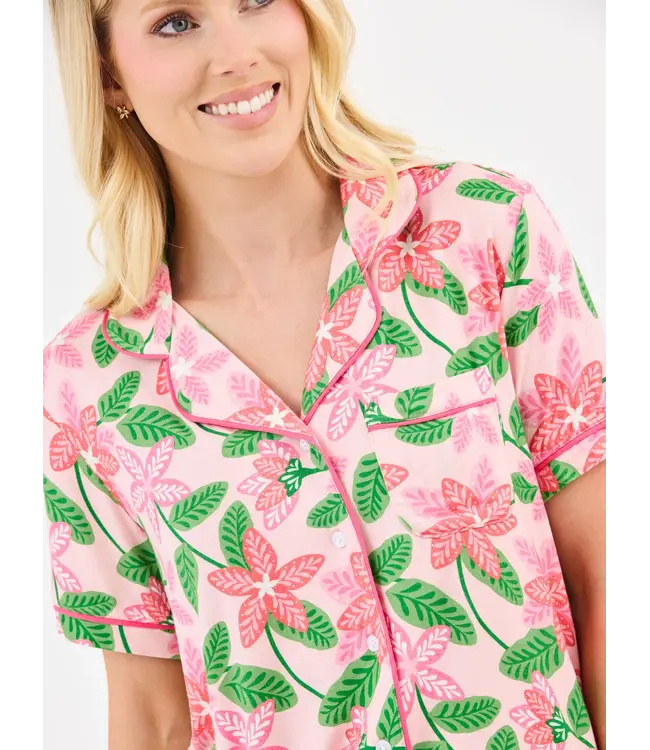 Charlotte Island Muse Pink Pajama Pants Set